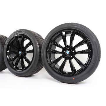 BMW Sommerkompletträder X3 G01 X4 G02 20 Zoll Styling 699 M Doppelspeiche