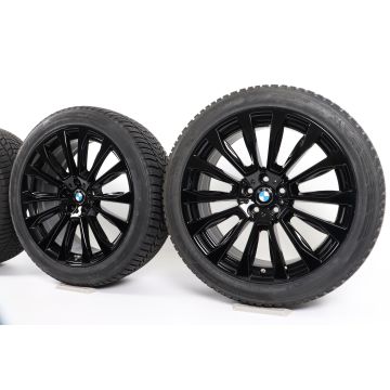 BMW Velgen met Winterbanden X3 G01 X4 G02 20 Inch Styling 697 V-Speiche