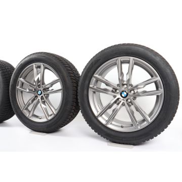 BMW Winterkompletträder X3 G01 X4 G02 19 Zoll Styling 698 M Doppelspeiche