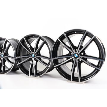 4x BMW Alloy Rims 3 Series G20 G21 2 Series G42 4 Series G22 G23 19 Inch Styling 791 M Double-Spoke