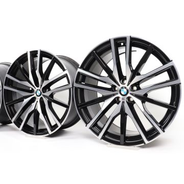 4x BMW Alufelgen X5 G05 X6 G06 22 Zoll Styling 742 M Doppelspeiche