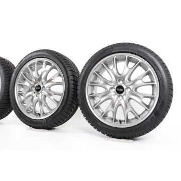 MINI Winter Wheels R55 Clubman R56 R57 R58 R59 17 Inch Styling JCW Cross Spoke R114