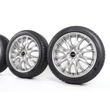 MINI Winterkompletträder R55 Clubman R56 R57 R58 R59 17 Zoll Styling JCW Cross Spoke R114