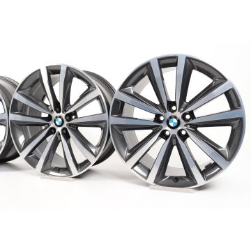 4x BMW Alloy Rims 8 Series G14 G15 G16 19 Inch Styling 690 Double-Spoke