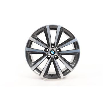1x Front axle BMW Alloy Rim 8 Series G14 G15 G16 19 Inch Styling 690 Doppelspeiche