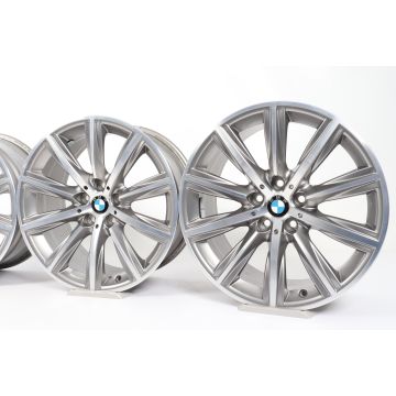 4x BMW Alloy Rims 5 Series G30 G31 6 Series G32 7 Series G11 G12 18 Inch Styling 684