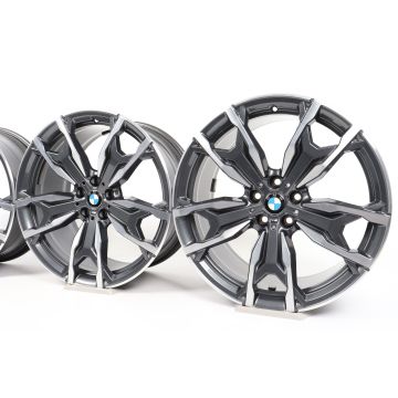 4x BMW Alufelgen X3 G01 X4 G02 20 Zoll Styling 787 M Doppelspeiche