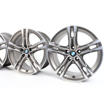 4x BMW Alufelgen 1er F40 2er F44 18 Zoll Styling 556M Doppelspeiche
