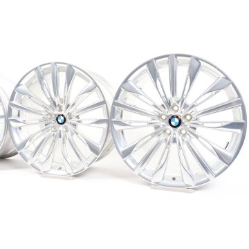 4x BMW Alloy Rims 6 Series G32 7 Series G11 G12 20 Inch Styling 646