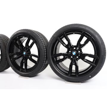 BMW Velgen met Zomerbanden 2 Serie G42 3 Serie G20 G21 4 Serie G22 G23 19 Inch Styling 792 M Dubbelspaak