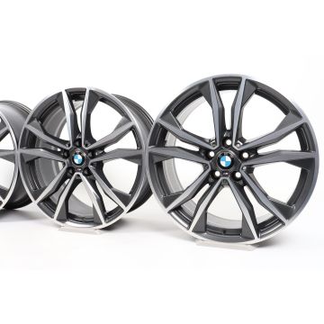 4x BMW Alufelgen X1 F48 X2 F39 19 Zoll Styling 715 M Doppelspeiche