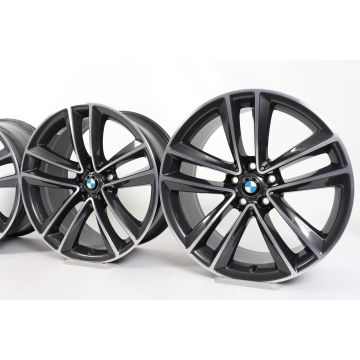 4x BMW Alloy Rims 6 Series G32 7 Series G11 G12 19 Inch Styling 630 Double-Spoke