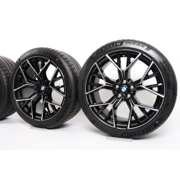 BMW Sommerkompletträder M8 F91 F92 F93 20 Zoll Styling 811 Sternspeiche