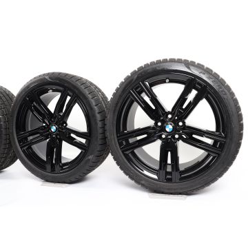 BMW Velgen met Winterbanden 8 Serie G14 G15 G16 19 Inch Styling 727 M Doppelspeiche