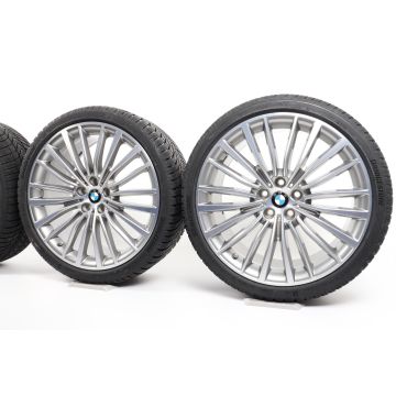 BMW Velgen met Winterbanden 8 Serie G14 G15 G16 20 Inch Styling 700 Multi-spaak