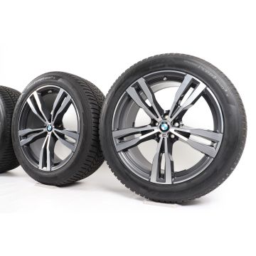 BMW Winterkompletträder X7 G07 21 Zoll Styling 754 M Doppelspeiche