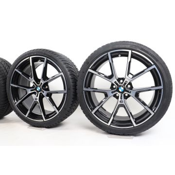 BMW Velgen met Winterbanden 8 Serie G14 G15 G16 20 Inch Styling 728 M Y-Speiche