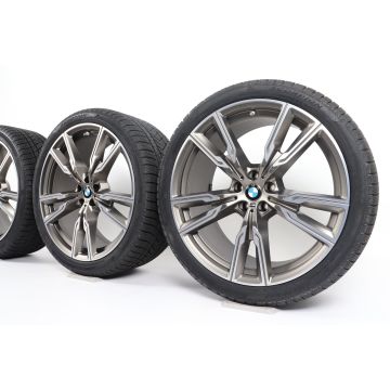 BMW Winterkompletträder X5 G05 X6 G06 22 Zoll Styling 747 M Doppelspeiche