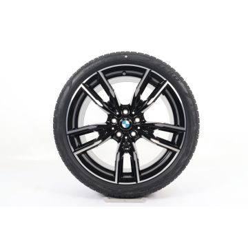 1x Vorderachse BMW Alufelge 3er G20 G21 2er G42 4er G22 G23 19 Zoll Styling 792 M Doppelspeiche