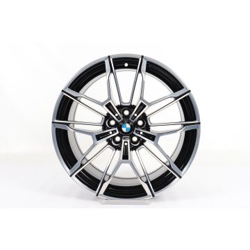 1x Achteras BMW Velg M2 G87 M3 G80 M4 G82 G83 20 Inch Styling 825 M Doppelspeiche