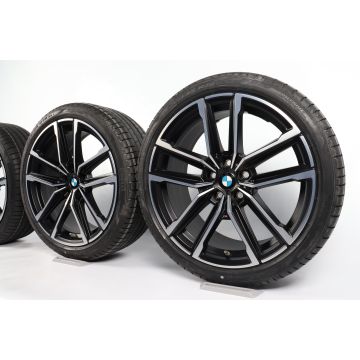 BMW Sommerkompletträder 2er G42 3er G20 G21 4er G22 G23 19 Zoll Styling 797 M Doppelspeiche
