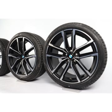 BMW Sommerkompletträder 3er G20 G21 2er G42 4er G22 G23 19 Zoll Styling 797 M Doppelspeiche