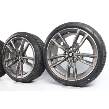 BMW Sommerkompletträder 3er G20 G21 2er G42 4er G22 G23 19 Zoll Styling 792 M Doppelspeiche
