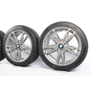 BMW Winterkompletträder 1er F20 F21 2er F22 F23 18 Zoll Styling 436 M Doppelspeiche