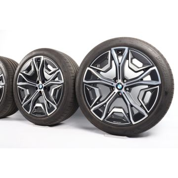 BMW Sommerkompletträder iX i20 22 Zoll Styling 1021 Aerodynamik