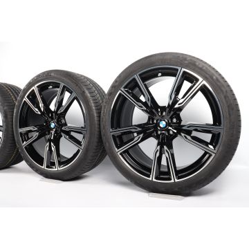 BMW Sommerkompletträder X5 G05 X6 G06 22 Zoll Styling 747 M Doppelspeiche