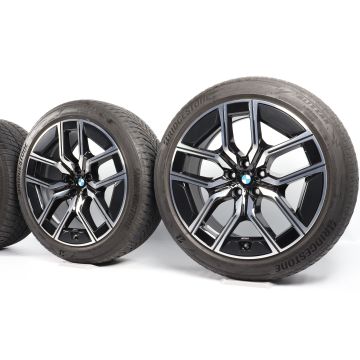 BMW Winterkompletträder 7er G70 20 Zoll Styling 907 M V-Speiche