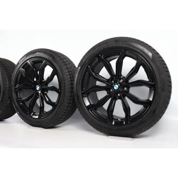 BMW Velgen met Winterbanden X3 G01 X4 G02 20 Inch Styling 695 Y-Speiche