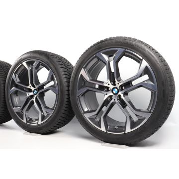 BMW Winter Wheels X5 G05 X6 G06 21 Inch Styling 744 Y-Speiche