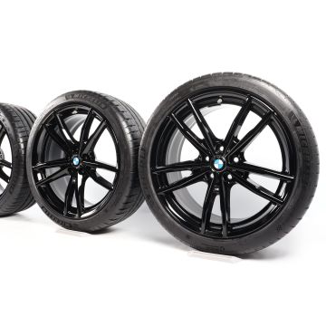 BMW Sommerkompletträder 3er G20 G21 2er G42 4er G22 G23 19 Zoll Styling 791 M Doppelspeiche