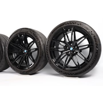 BMW Sommerkompletträder M2 G87 M3 G80 G81 M4 G82 G83 19 Zoll 20 Zoll Styling 930 M Doppelspeiche
