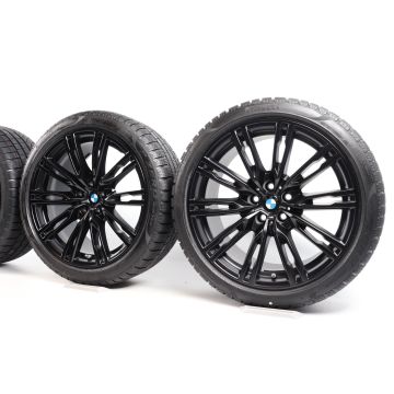 BMW Winterkompletträder M2 G87 M3 G80 G81 M4 G82 G83 19 Zoll Styling 829 M Doppelspeiche