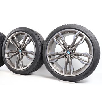 BMW Winterkompletträder X3 G01 X4 G02 21 Zoll Styling 718 M Doppelspeiche
