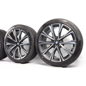 BMW Velgen met Winterbanden X7 G07 22 Inch Styling 758 Y-Speiche