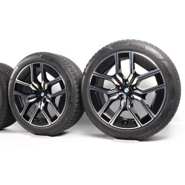 BMW Winterkompletträder 7er G70 20 Zoll Styling 907 M V-Speiche