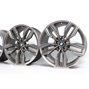 4x BMW Alloy Rims 6 Series G32 7 Series G11 G12 20 Inch Styling 760 M Doppelspeiche