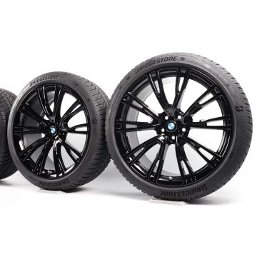 BMW Winterkompletträder X3 G01 X4 G02 21 Zoll Styling 726 V-Speiche