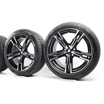 BMW Winterkompletträder 3er G20 G21 2er G42 4er G22 G23 18 Zoll Styling 848 M Doppelspeiche