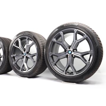 BMW Winter Wheels X5 G05 X6 G06 21 Inch Styling 741 M Y-Speiche