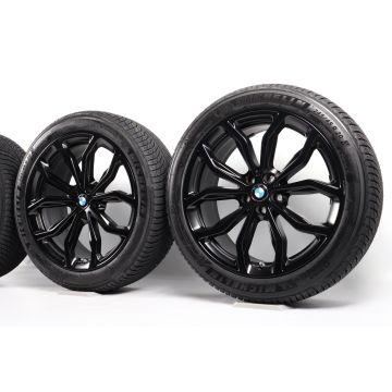 BMW Winterkompletträder X3 G01 X4 G02 20 Zoll Styling 695 Y-Speiche