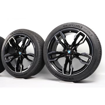 BMW Velgen met Winterbanden X3 G01 X4 G02 21 Inch Styling 718 M Doppelspeiche
