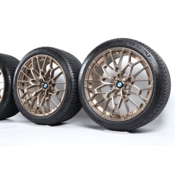 BMW Winterkompletträder M2 G87 M3 G80 M4 G82 G83 19 Zoll 20 Zoll Styling 827 M Doppelspeiche