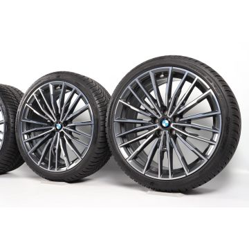 BMW Winterkompletträder 8er G14 G15 G16 20 Zoll Styling 729 M Vielspeiche