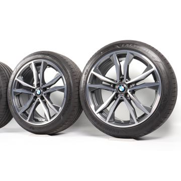 BMW Sommerkompletträder X1 F48 X2 F39 19 Zoll Styling 715 M Doppelspeiche