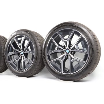 BMW Sommerkompletträder 5er G60 G61 i5 G60 G61 19 Zoll Styling 936 M Aerodynamik