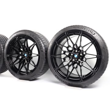 BMW Sommerkompletträder M2 G87 M3 G80 G81 M4 G82 G83 19 Zoll 20 Zoll Styling 826 M Doppelspeiche